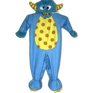 In Character Lil' Monster Costume one piece separate head child's size 18-24/2T